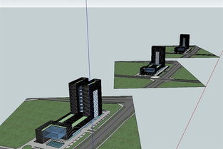 現(xiàn)代電力公司辦公建筑設(shè)計 SU模型、效果圖與電力系統(tǒng)安裝一體化方案